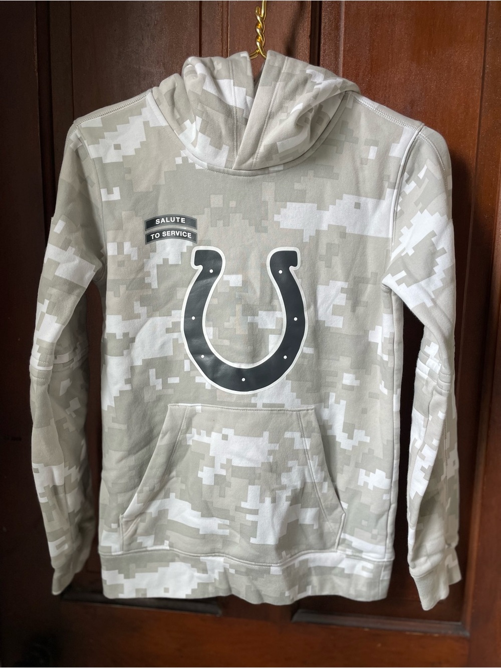 Nike boys medium Indianapolis Colts Salute to Service hoodie